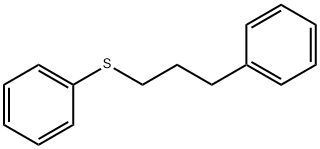 [(3-フェニルプロピル)チオ]ベンゼン 化学構造式