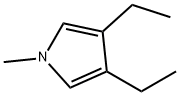 3,4-ジエチル-1-メチル-1H-ピロール 化学構造式