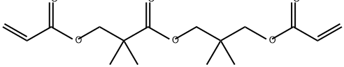 2,2-ジメチル-3-(プロペノイルオキシ)プロパン酸2,2-ジメチル-3-(プロペノイルオキシ)プロピル 化学構造式