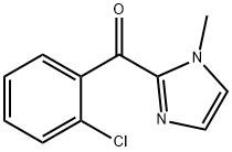 (2-CHLORO-PHENYL)-(1-METHYL-1H-IMIDAZOL-2-YL)-METHANONE Structure