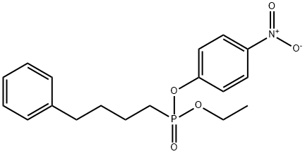 4-Phenylbutylphosphonic acid p-nitrophenylethyl ester Struktur