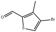 4-ブロモ-3-メチルチオフェン-2-カルボキシアルデヒド 化学構造式