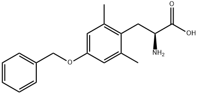 (S)-AMINO-(4-BENZYLOXY-2,6-DIMETHYL-PHENYL)-ACETIC ACID Structure