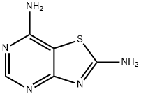 噻唑并[4,5-D]嘧啶-2,7-二胺 结构式