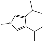 Pyrrole, 3,4-diisopropyl-1-methyl- (8CI) Structure