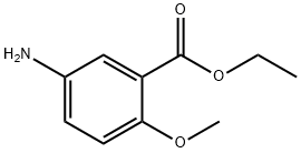 Benzoic acid, 5-amino-2-methoxy-, ethyl ester (9CI) 结构式