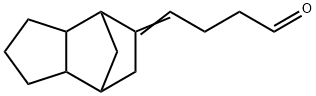 4-[三环[5,2,1,O2,6]癸亚基-8-烯]丁醛 结构式