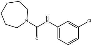 N-(3-chlorophenyl)-1-azepanecarboxamide Structure