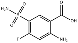 2-氨基-4-氟-5-磺酰氨基苯甲酸 结构式