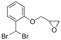 ジブロモクレジルグリシジルエテル 化学構造式