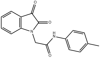 2-(2,3-Dioxo-2,3-dihydro-1H-indol-1-yl)-N-(4-methylphenyl)acetamide Structure