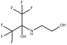 1,1,1,3,3,3-Hexafluoro-2-[(2-hydroxyethyl)amino]-2-propanol 结构式