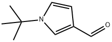 1-TERT-ブチル-1H-ピロール-3-カルブアルデヒド 化学構造式