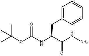 TERT-BUTYL N-(1-BENZYL-2-HYDRAZINO-2-OXOETHYL)CARBAMATE Structure
