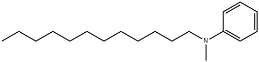 N-ドデシル-N-メチルアニリン 化学構造式