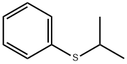 フェニル(イソプロピル)スルフィド 化学構造式