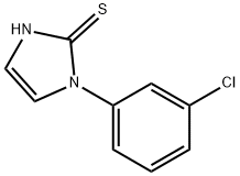 1-(3-氯苯基)-1H-咪唑-2-硫醇, 30192-81-5, 结构式