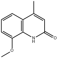 2-HYDROXY-4-METHYL-8-METHOXYQUINOLINE Struktur
