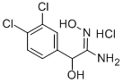 3,4-Dichloro-N,alpha-dihydroxybenzeneethanamidamide monohydrochloride,30198-55-1,结构式