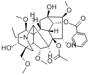 アコニチン 化学構造式
