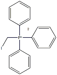 ヨードメチル-トリフェニル-ホスホニウムヨージド 化学構造式