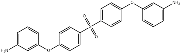 4,4'-双(3-氨基苯氧基)二苯基砜 结构式