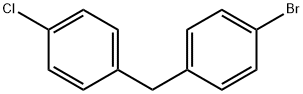 (4-ブロモフェニル)(4-クロロフェニル)メタン 化学構造式