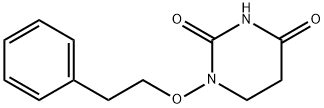 2,4(1H,3H)-Pyrimidinedione, 5,6-dihydro-1-phenethyloxy- 结构式