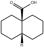 CIS-OCTAHYDRO-4A(2H)-NAPHTHALENECARBOXYLIC ACID 结构式