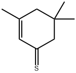 1,5,5-Trimethylcyclohexene-3-thione Structure
