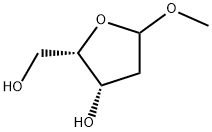 L-threo-Pentofuranoside, methyl 2-deoxy- (9CI) Struktur