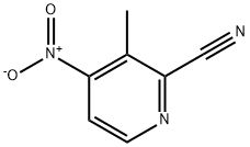 2-Cyano-3-methyl-4-nitropyridine Structure