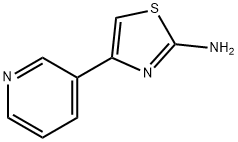 2-氨基-4-(3-吡啶基)噻唑, 30235-27-9, 结构式