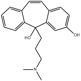 3,5-ヒドロキシ-N-メチルプロトリプチリン 化学構造式