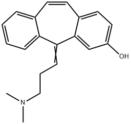 5-[3-(Dimethylamino)propylidene]-5H-dibenzo[a,d]cyclohepten-3-ol 化学構造式