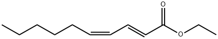 (2E,4Z)-2,4-デカジエン酸エチル 化学構造式