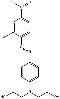 2,2'-[[4-[(2-氯代-4-硝基苯基)偶氮]苯基]亚氨基]双-乙醇,3025-41-0,结构式