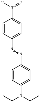 4-ジエチルアミノ-4'-ニトロアゾベンゼン 化学構造式