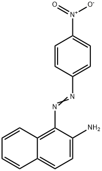 1-[(4-nitrophenyl)azo]naphthalen-2-amine  Structure