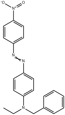N-ethyl-N-[p-[(p-nitrophenyl)azo]phenyl]benzylamine Structure
