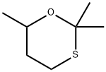 2,2,6-トリメチル-1,3-オキサチアン 化学構造式
