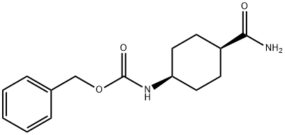 Carbamic acid, [cis-4-(aminocarbonyl)cyclohexyl]-, phenylmethyl ester (9CI)|