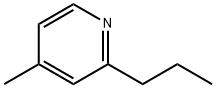 4-メチル-2-プロピルピリジン 化学構造式