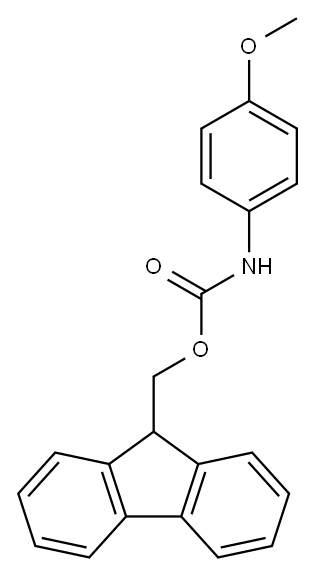 Carbamic acid, (4-methoxyphenyl)-, 9H-fluoren-9-ylmethyl ester (9CI) 结构式