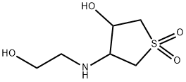 4-(2-HYDROXY-ETHYLAMINO)-1,1-DIOXO-TETRAHYDRO-1L6-THIOPHEN-3-OL Structure