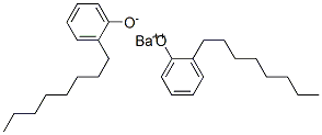 二(辛基苯酚)钡 结构式