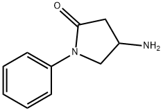 4-アミノ-1-フェニルピロリジン-2-オン塩酸塩 化学構造式