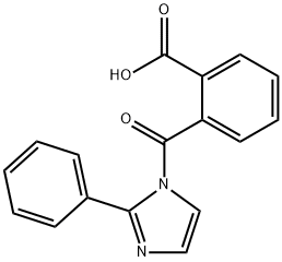 2-(2-PHENYL-IMIDAZOLE-1-CARBONYL)-BENZOIC ACID Structure