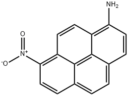 1-アミノ-8-ニトロピレン 化学構造式
