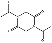 N,N'-ジアセチルグリシン 無水物 化学構造式